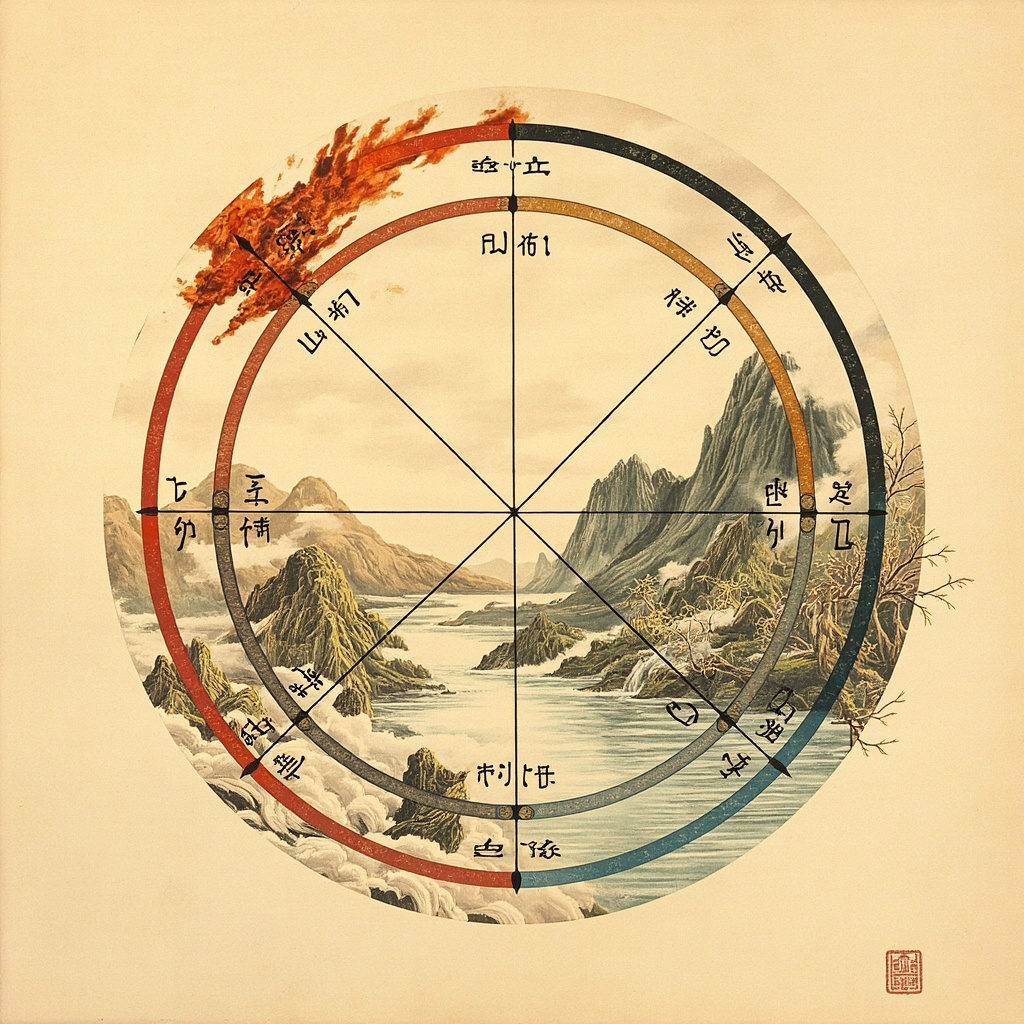 五行流转图