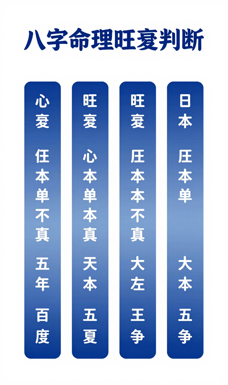 八字旺衰有什么含义？教你用两个原则判断命局强弱-水木易学