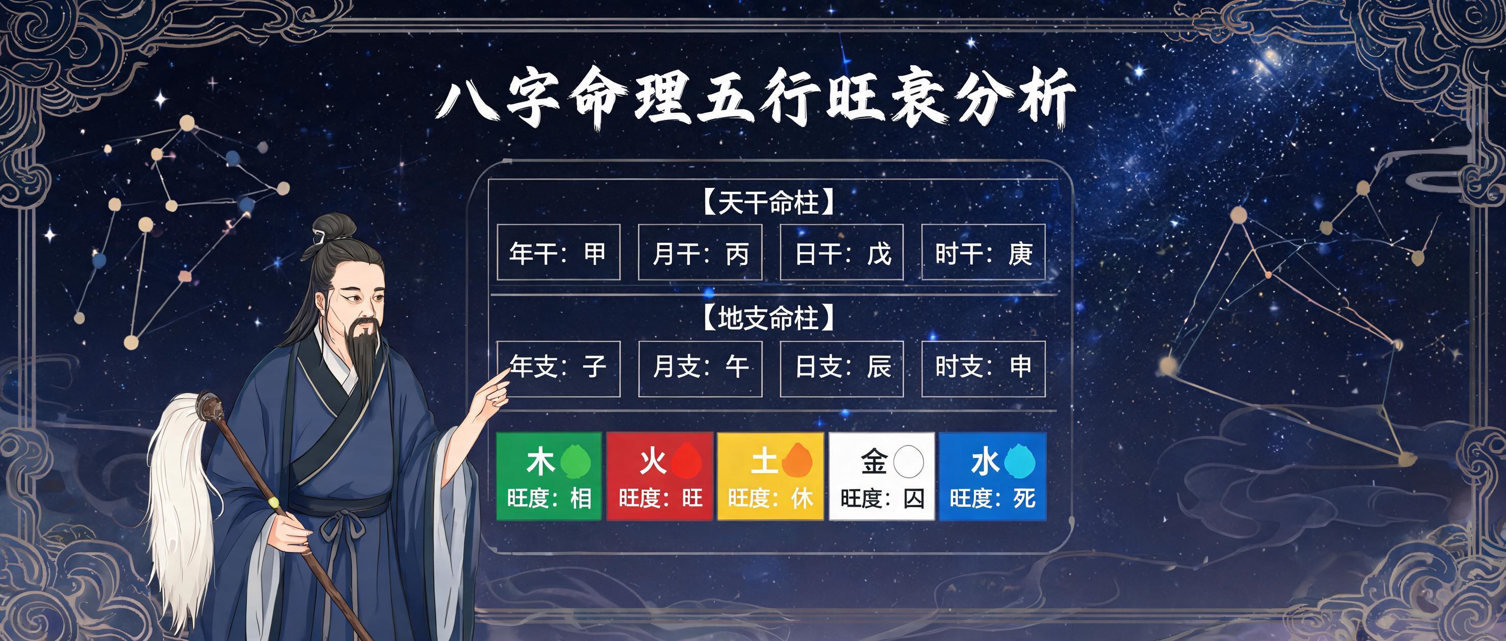 八字命理旺衰分析