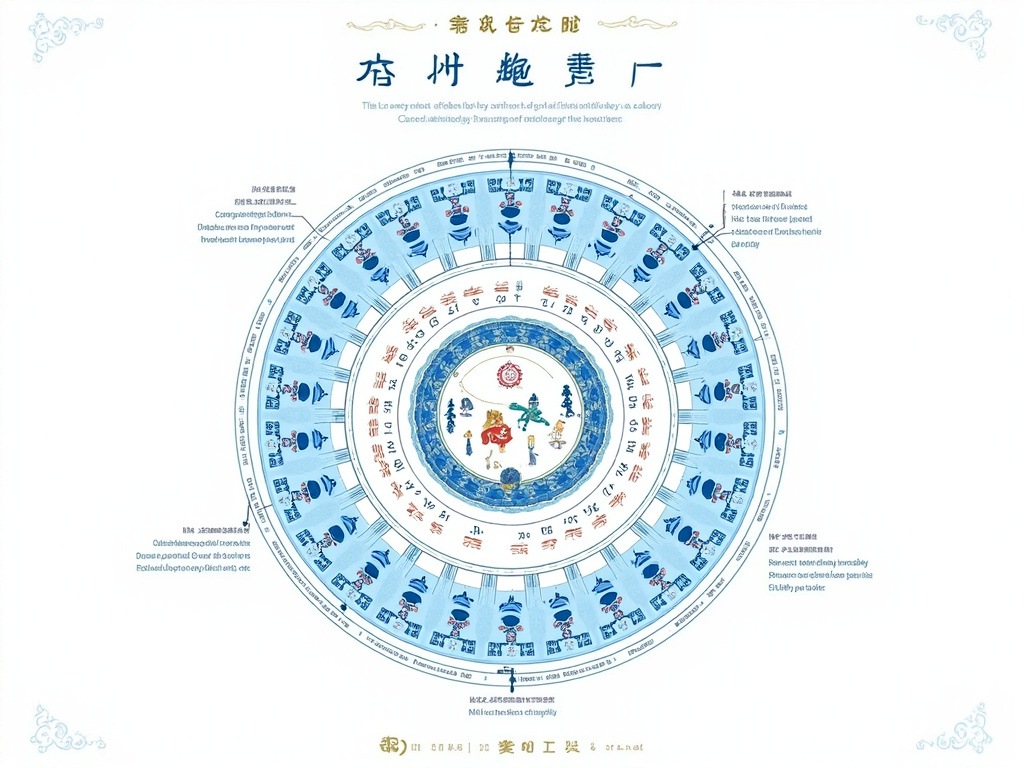 八字命盘示意图
